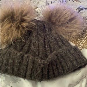 Toddler pom Pom hat